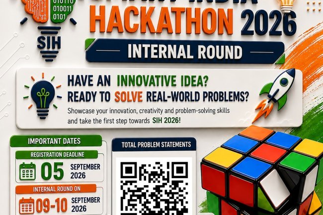 SVCET organised the Smart India Internal Hackathon SIH 2026  on 9 and 10 September 2026