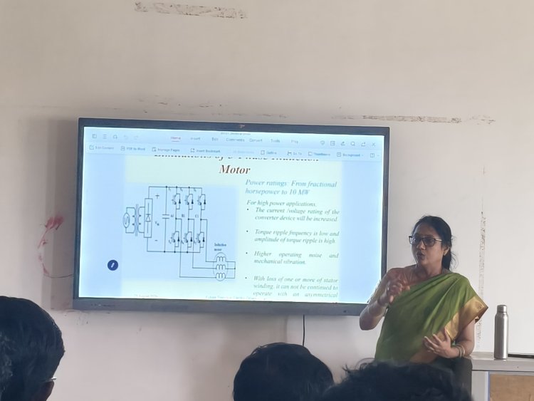 Guest Lecture on Recent Trends in Electric Drives on 25th August 2026 at the EEE Seminar Hall