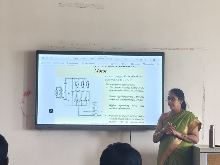 Guest Lecture on Recent Trends in Electric Drives on 25th August 2026 at the EEE Seminar Hall