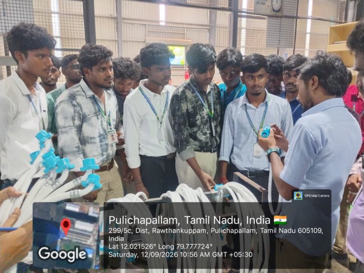 SVCET Institute Innovation Council organized an interactive session between the CEO of Kosh Innovations Pvt Ltd and our Mechanical Engineering students