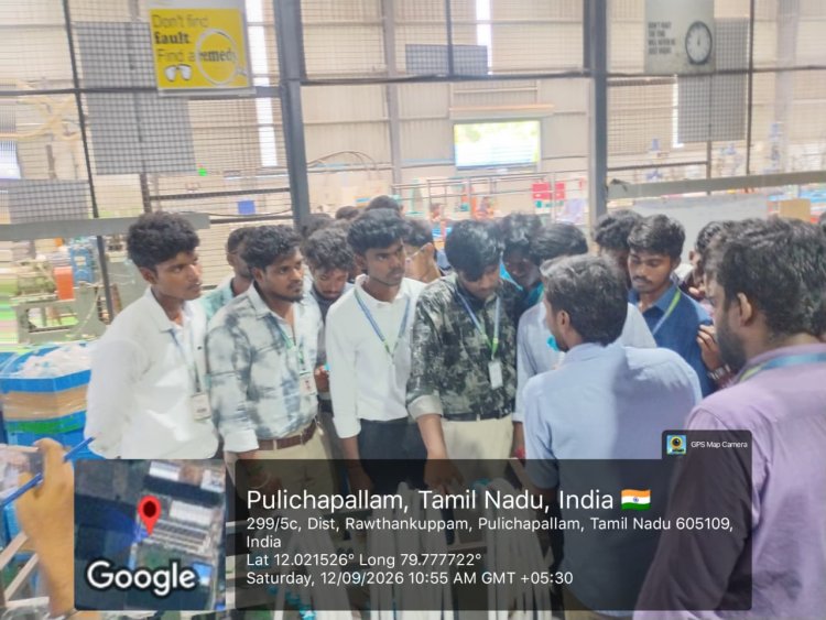 SVCET Institute Innovation Council organized an interactive session between the CEO of Kosh Innovations Pvt Ltd and our Mechanical Engineering students