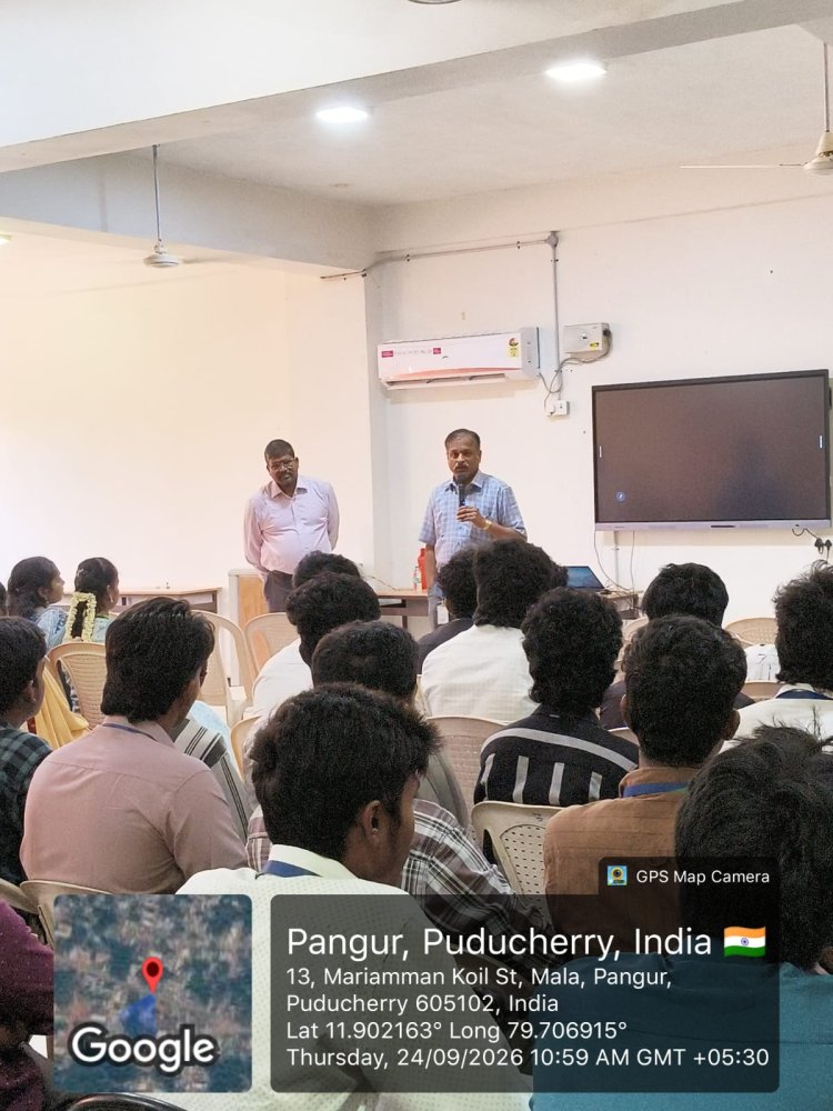 SVCET AIDS and IOTCSBCT Department conducted 1 day workshop Full stack Developement and Generative AI on 24th September 2026