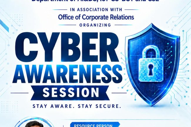 Cyber Awareness Session for students of AIDS CSE and IoTCSBCT on 8th October 2026