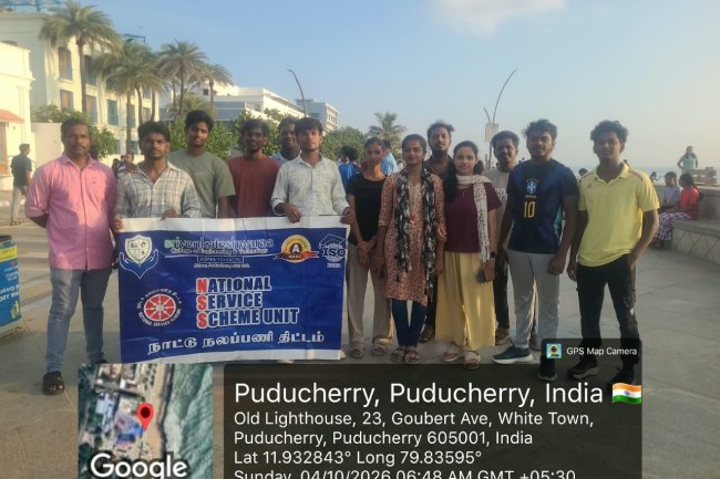 SVCET NSS UNIT CONDUCTED Nasha Mukt Yuva Walkathon for Viksit Bharat on 4 October 2026