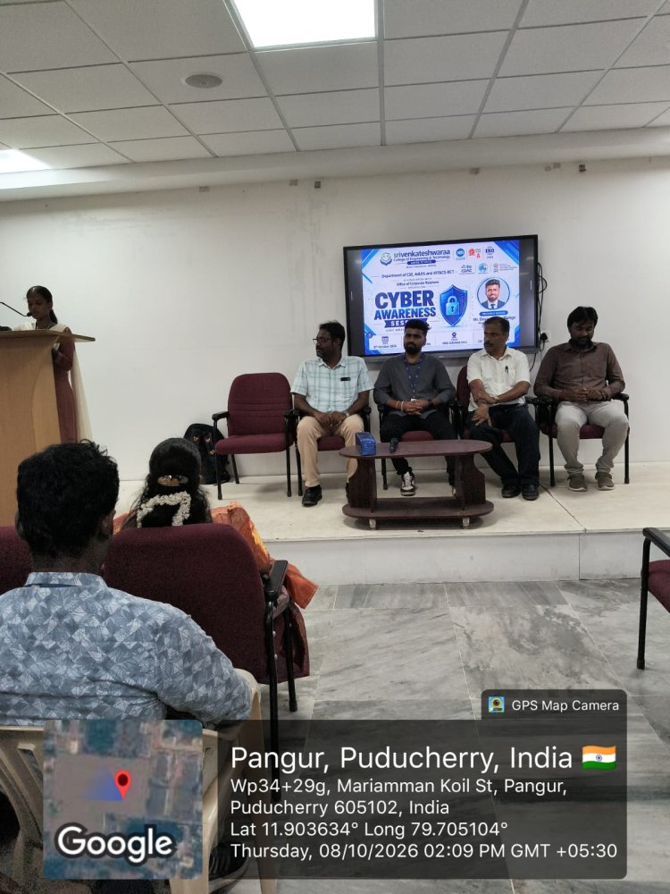 Cyber Awareness Session for students of AIDS CSE and IoTCSBCT on 8th October 2026