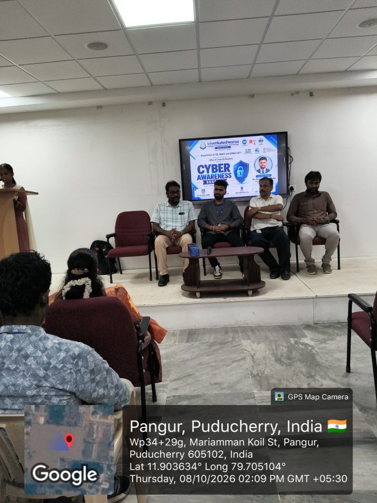 Cyber Awareness Session for students of AIDS CSE and IoTCSBCT on 8th October 2026