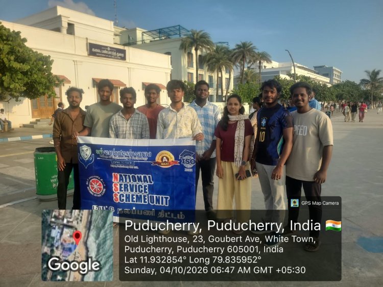 SVCET NSS UNIT CONDUCTED Nasha Mukt Yuva Walkathon for Viksit Bharat on 4 October 2026